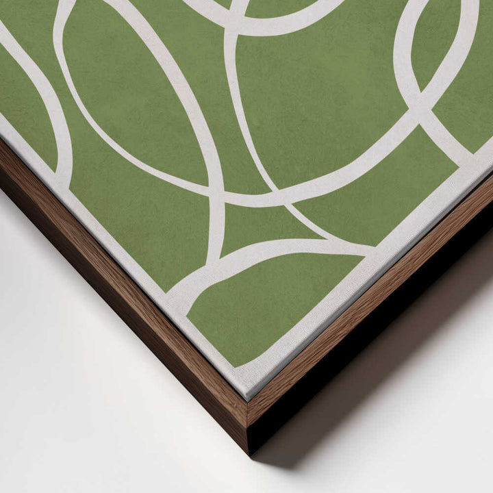 Flowing Green Lines