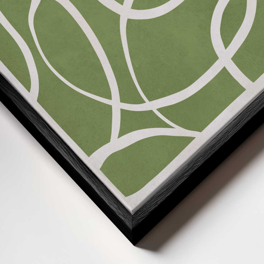 Flowing Green Lines