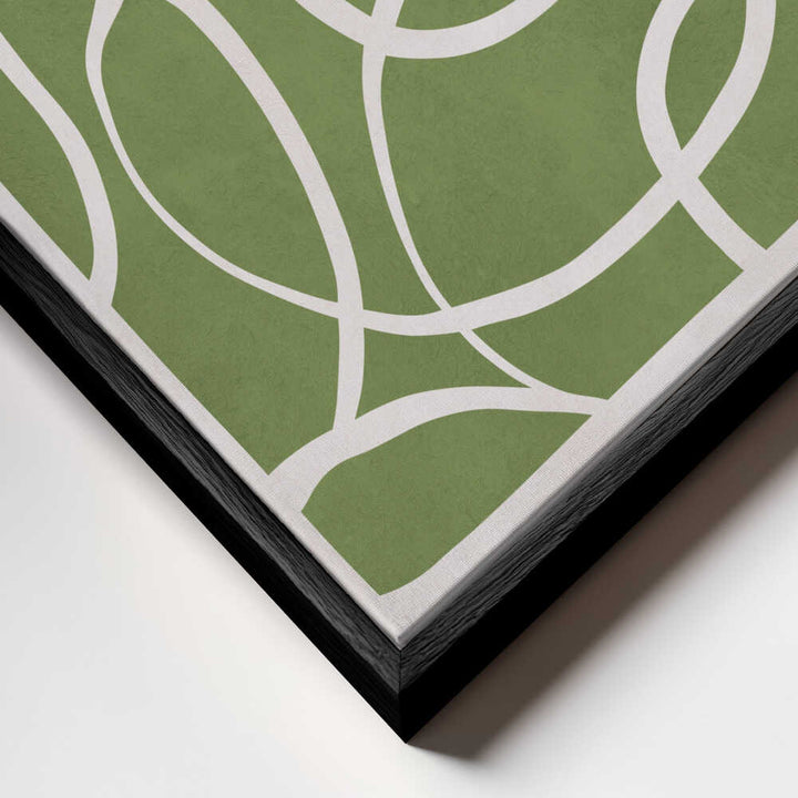 Flowing Green Lines