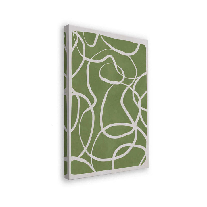 Flowing Green Lines
