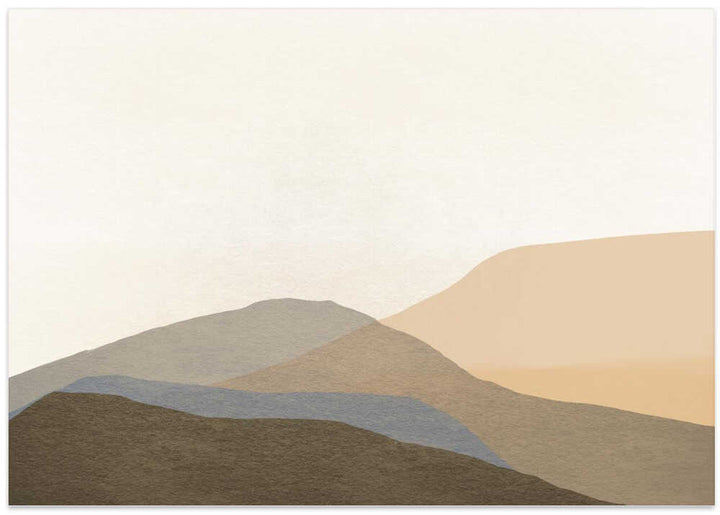 Layered Mountain Horizon