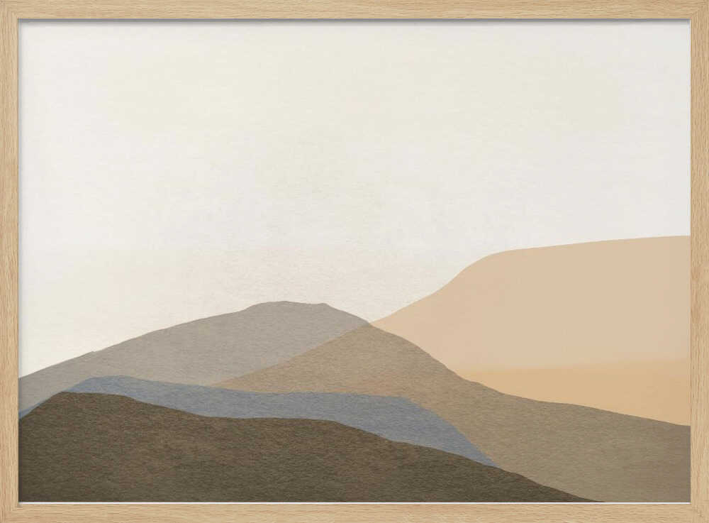 Layered Mountain Horizon