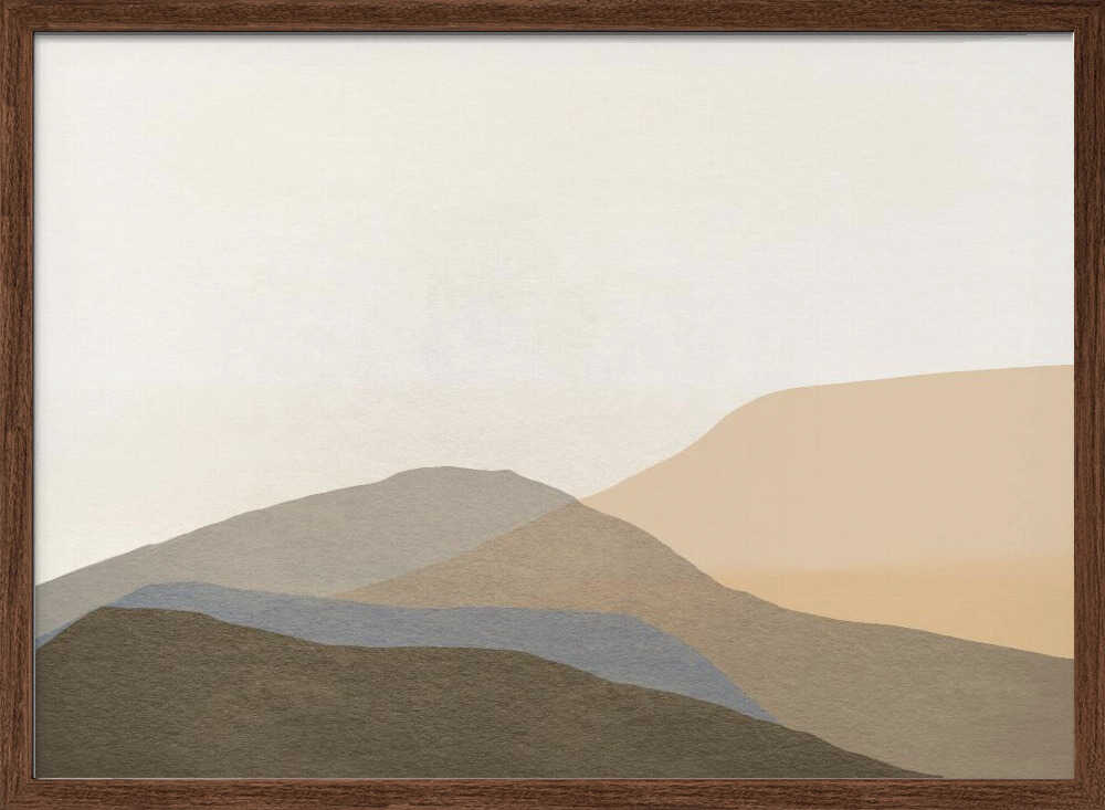 Layered Mountain Horizon