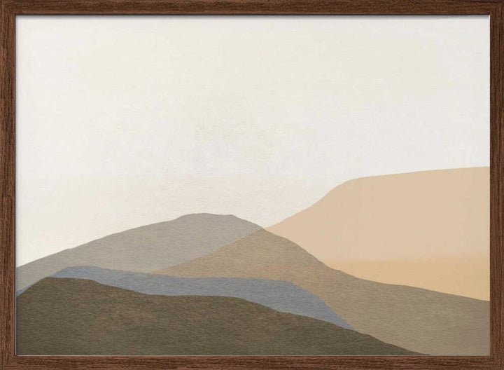Layered Mountain Horizon