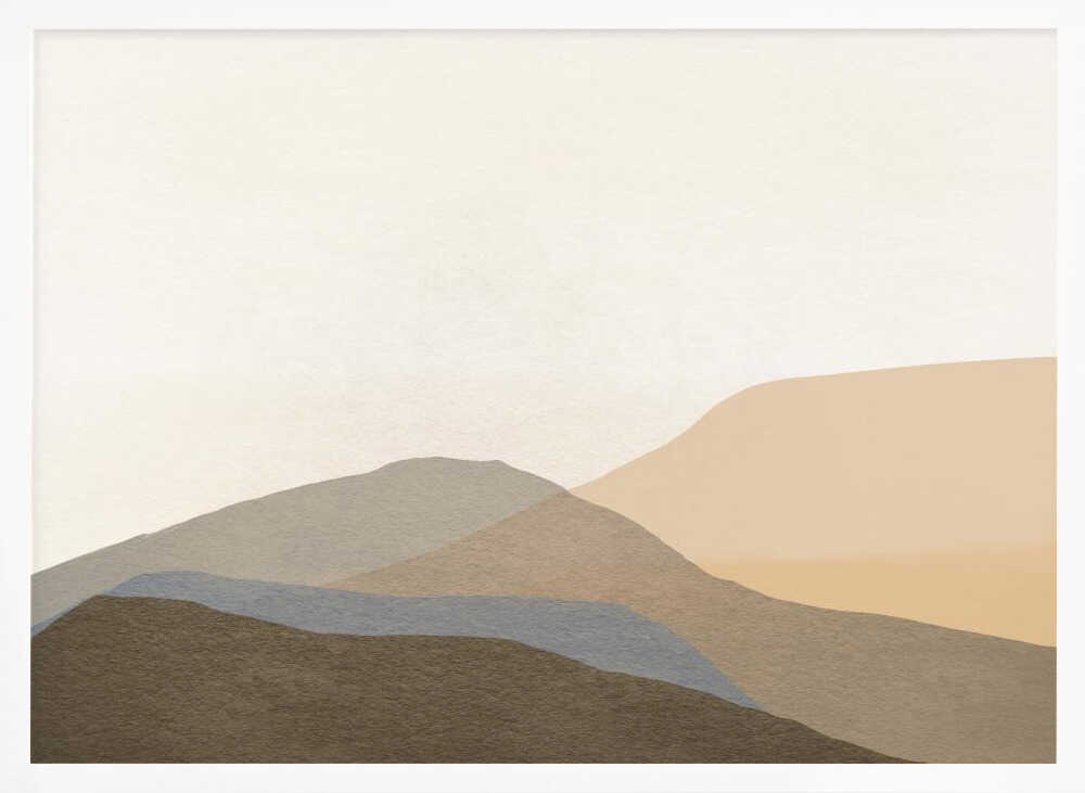 Layered Mountain Horizon