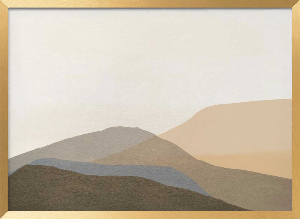 Layered Mountain Horizon