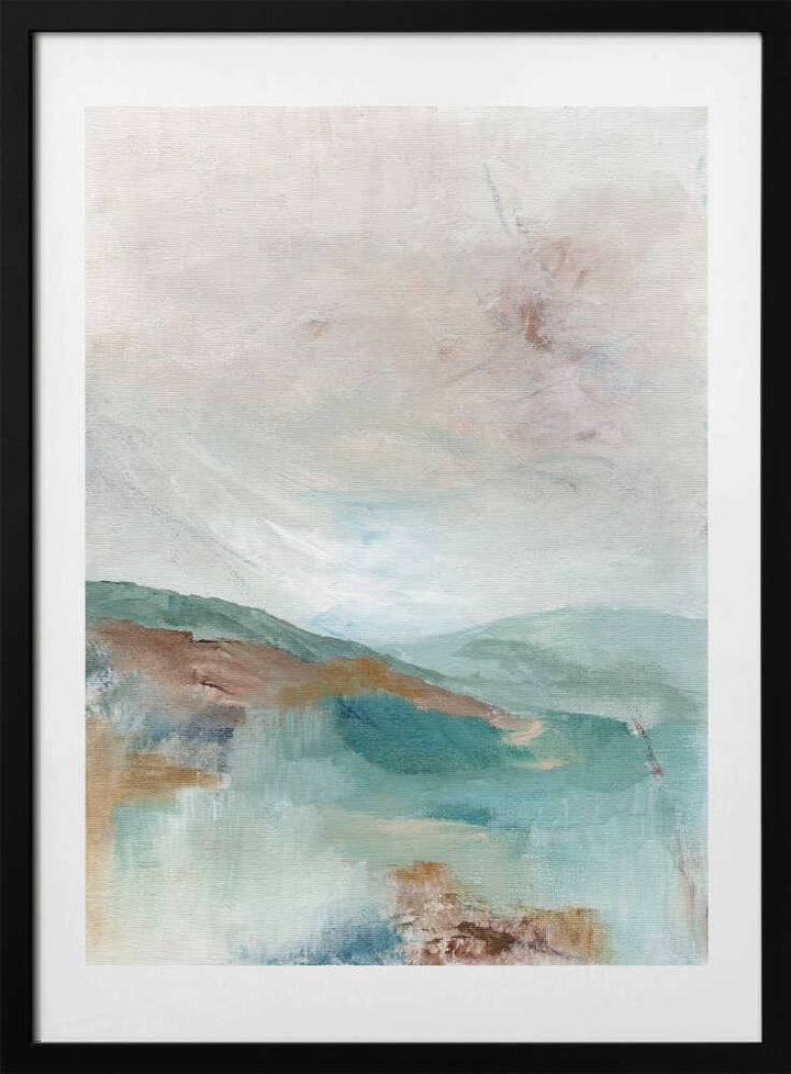 "Serene Abstract Landscape" by Nikita Jariwala — Landscape Wall Art