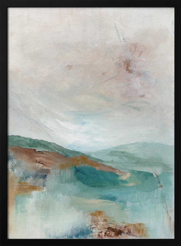 "Serene Abstract Landscape" by Nikita Jariwala — Landscape Wall Art
