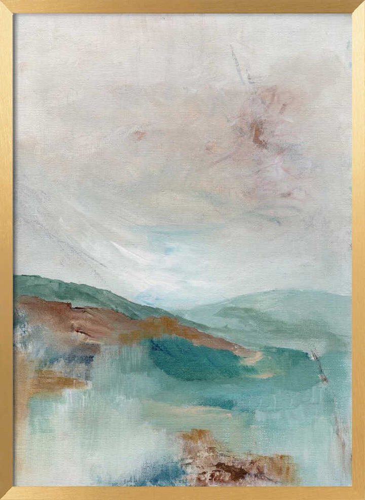 "Serene Abstract Landscape" by Nikita Jariwala — Landscape Wall Art