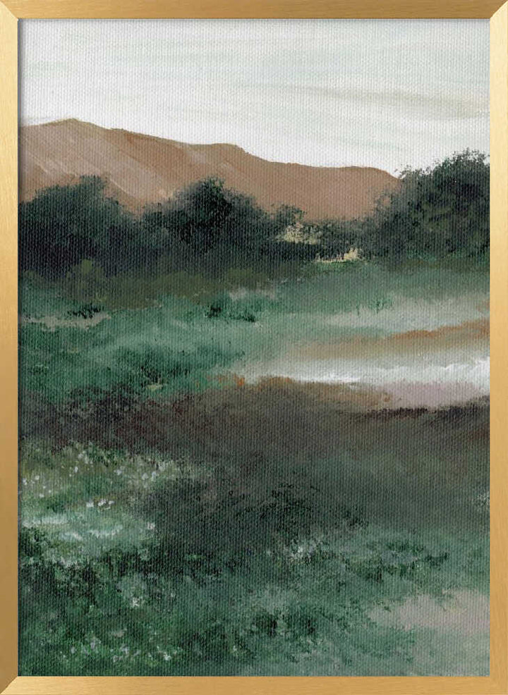 "Misty Mountain Landscape" by Nikita Jariwala — Landscape Wall Art