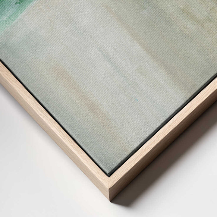 "Misty Coastal Abstract" by Nikita Jariwala — Coastal Wall Art