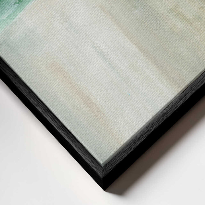 "Misty Coastal Abstract" by Nikita Jariwala — Coastal Wall Art