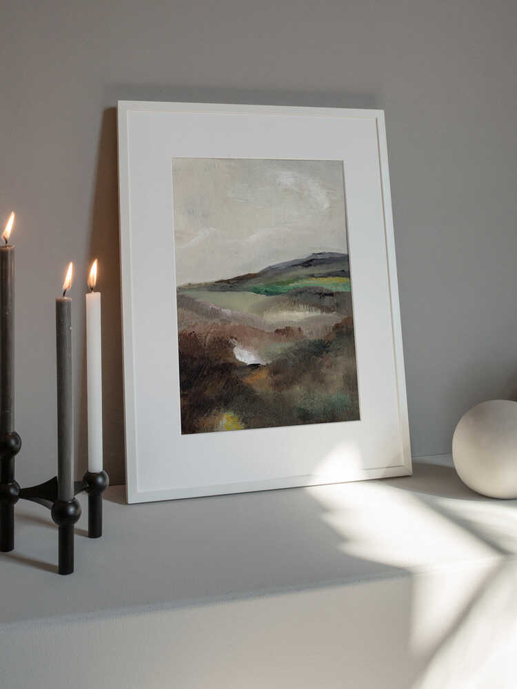 "Muted Rolling Hills" by Nikita Jariwala — Landscape Wall Art