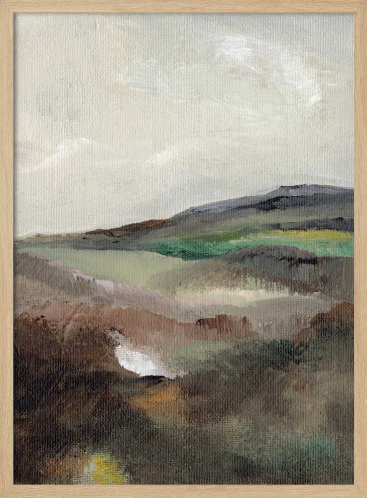 "Muted Rolling Hills" by Nikita Jariwala — Landscape Wall Art