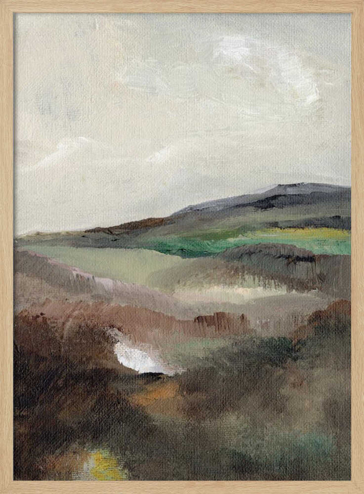 "Muted Rolling Hills" by Nikita Jariwala — Landscape Wall Art