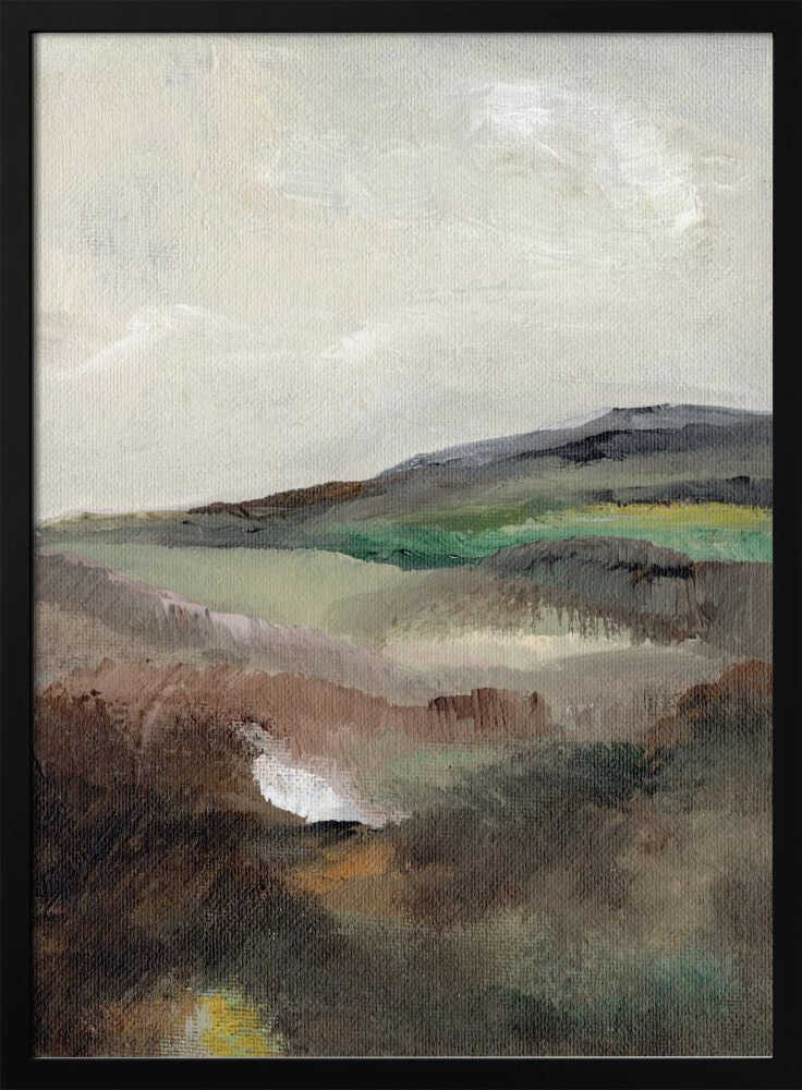 "Muted Rolling Hills" by Nikita Jariwala — Landscape Wall Art