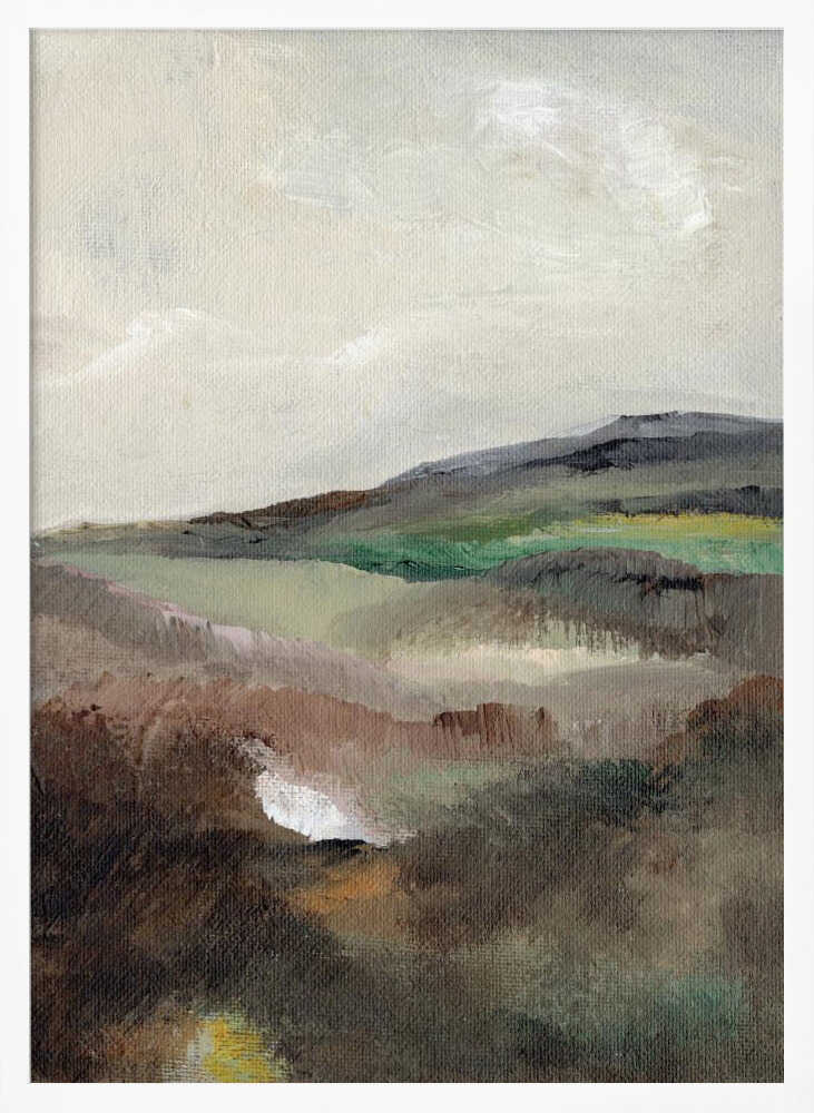 "Muted Rolling Hills" by Nikita Jariwala — Landscape Wall Art