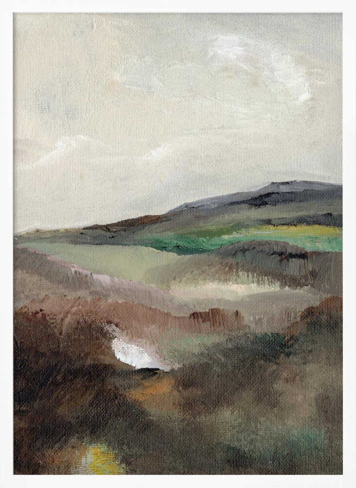 "Muted Rolling Hills" by Nikita Jariwala — Landscape Wall Art