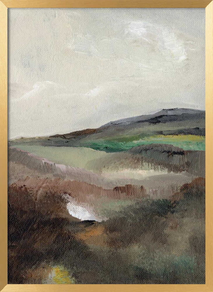 "Muted Rolling Hills" by Nikita Jariwala — Landscape Wall Art