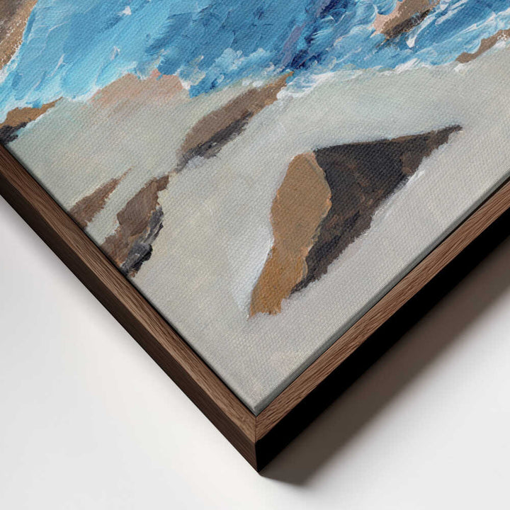 "Rocky Coastal Waters" by Nikita Jariwala — Coastal Wall Art