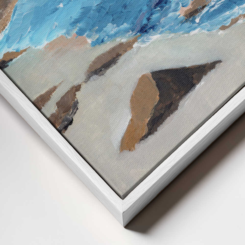 "Rocky Coastal Waters" by Nikita Jariwala — Coastal Wall Art