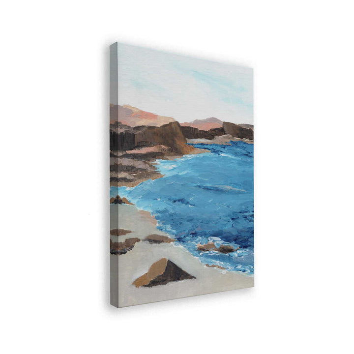 "Rocky Coastal Waters" by Nikita Jariwala — Coastal Wall Art