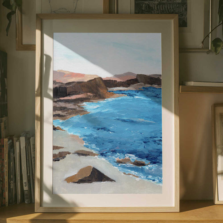"Rocky Coastal Waters" by Nikita Jariwala — Coastal Wall Art