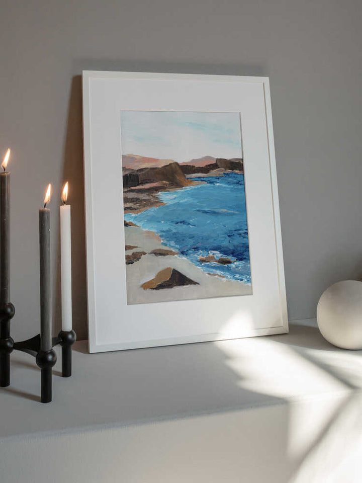 "Rocky Coastal Waters" by Nikita Jariwala — Coastal Wall Art