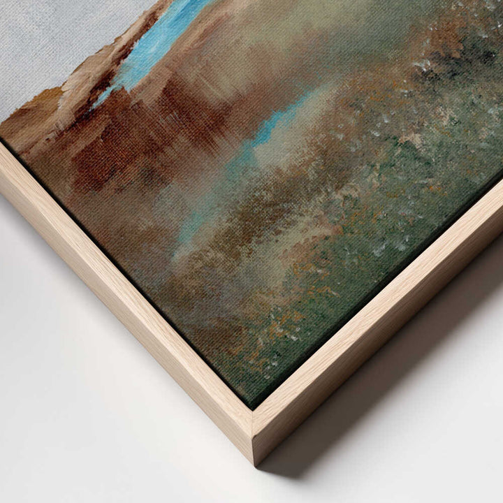 "Serene Beach Landscape" by Nikita Jariwala — Coastal Wall Art