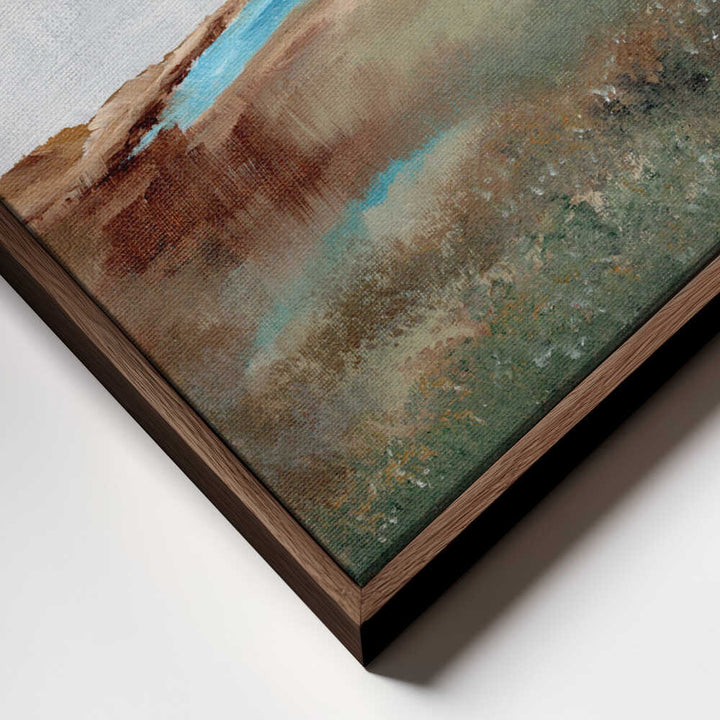 "Serene Beach Landscape" by Nikita Jariwala — Coastal Wall Art