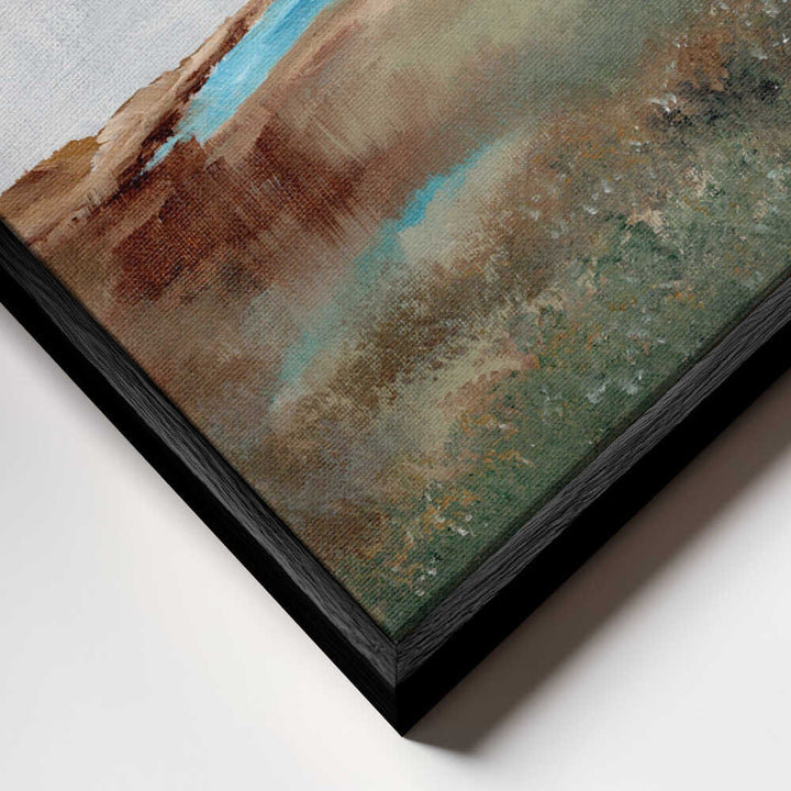 "Serene Beach Landscape" by Nikita Jariwala — Coastal Wall Art