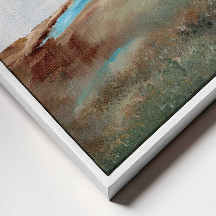 "Serene Beach Landscape" by Nikita Jariwala — Coastal Wall Art