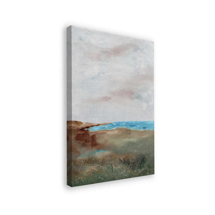 "Serene Beach Landscape" by Nikita Jariwala — Coastal Wall Art