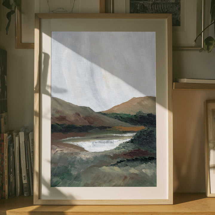 "Serene Mountain Lake No. 2" by Nikita Jariwala — Landscape Wall Art