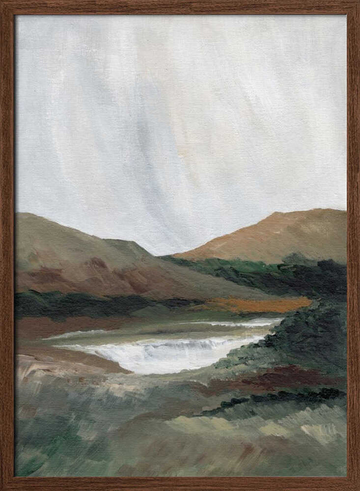 "Serene Mountain Lake No. 2" by Nikita Jariwala — Landscape Wall Art