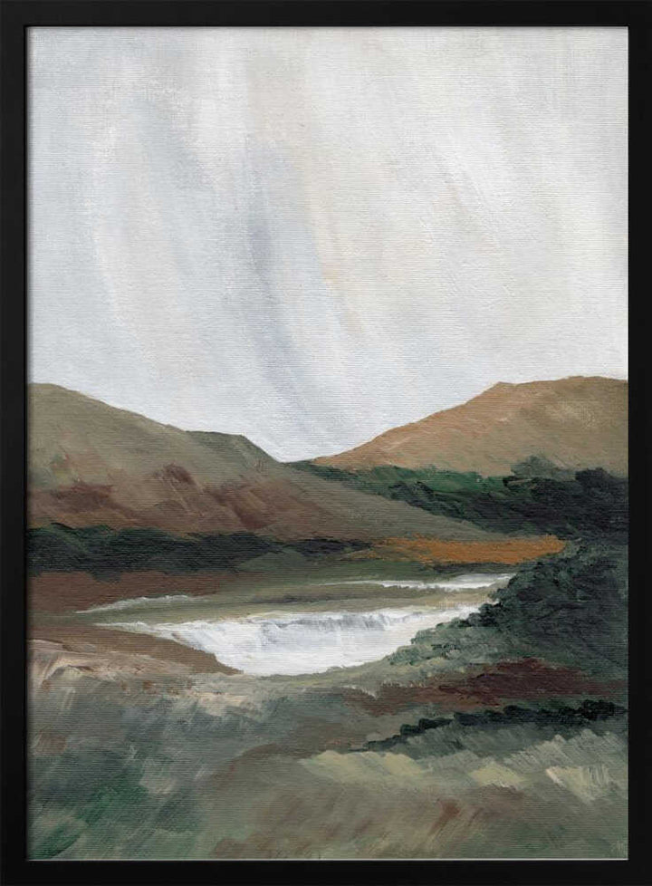 "Serene Mountain Lake No. 2" by Nikita Jariwala — Landscape Wall Art