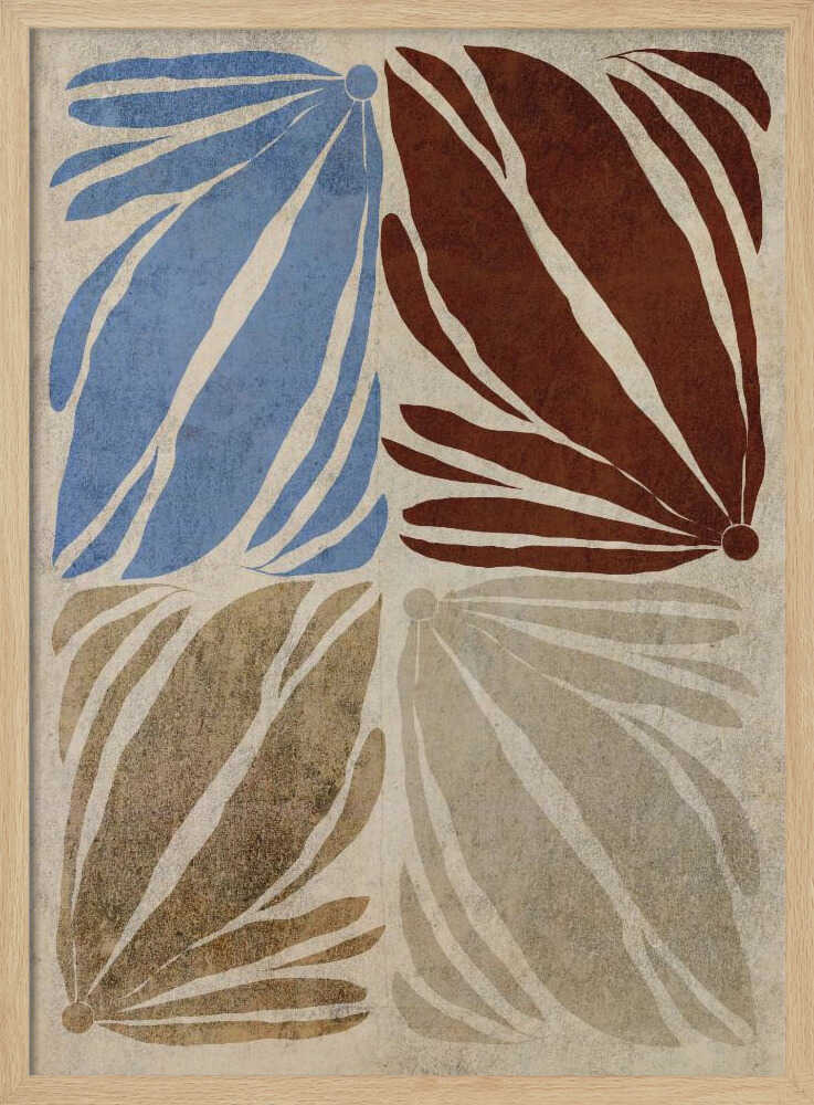 Colorful Leaf Quartet