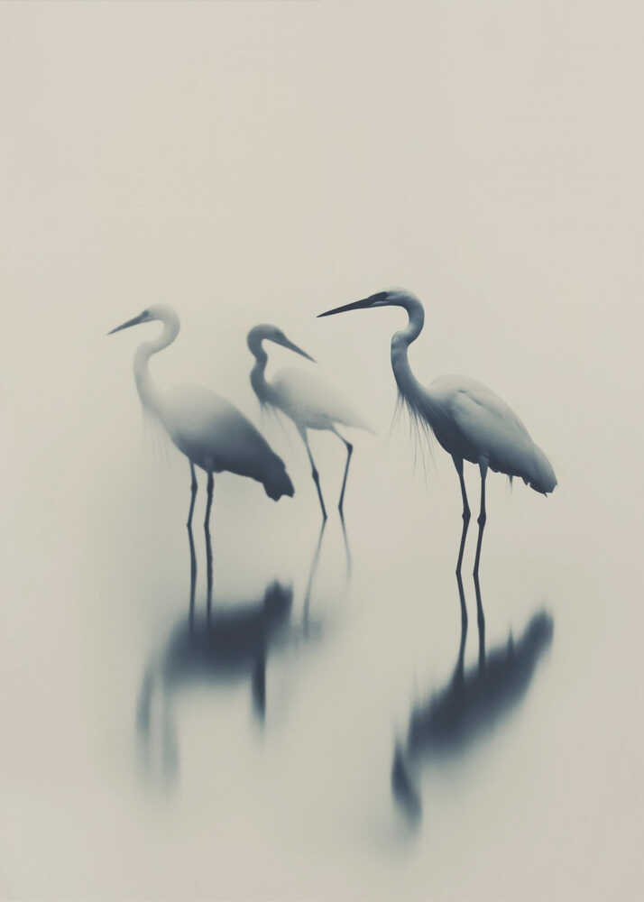 Ethereal Egrets