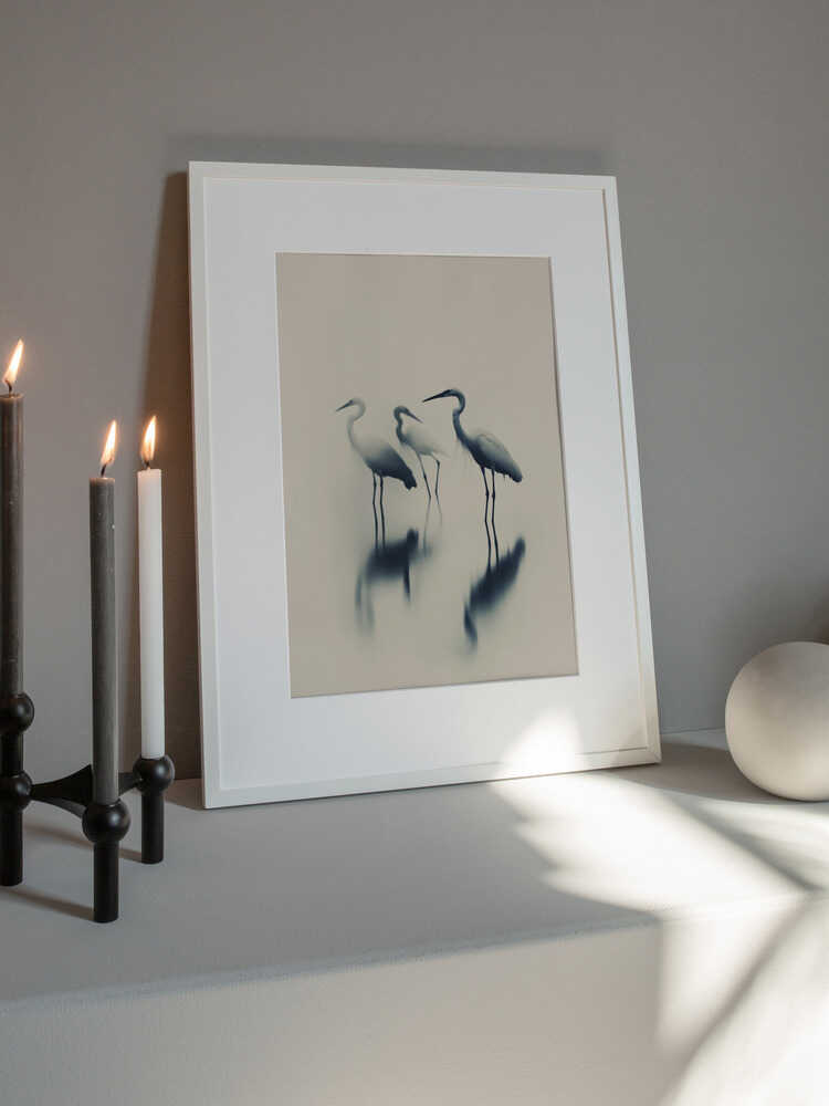 Ethereal Egrets
