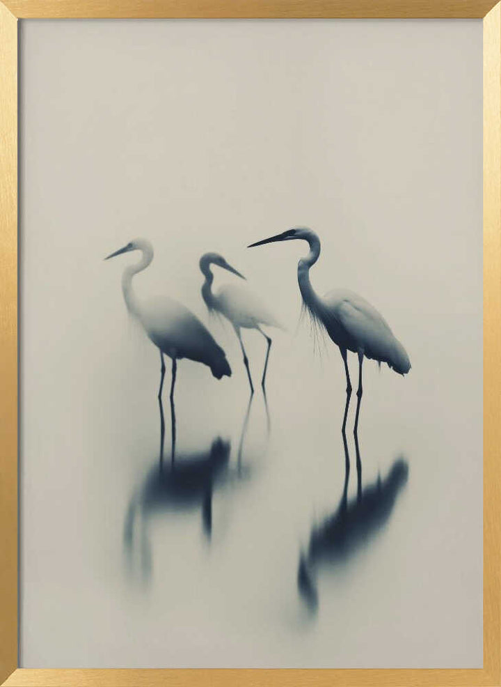 Ethereal Egrets