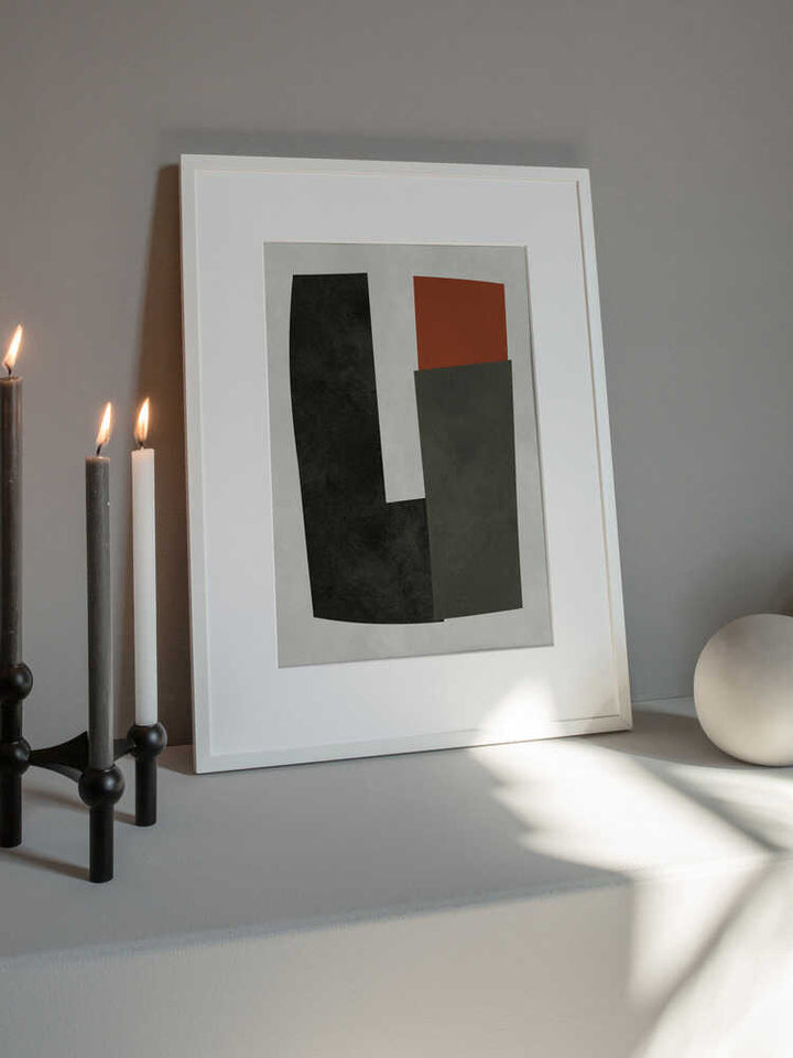 Abstract Earth Tone Geometry
