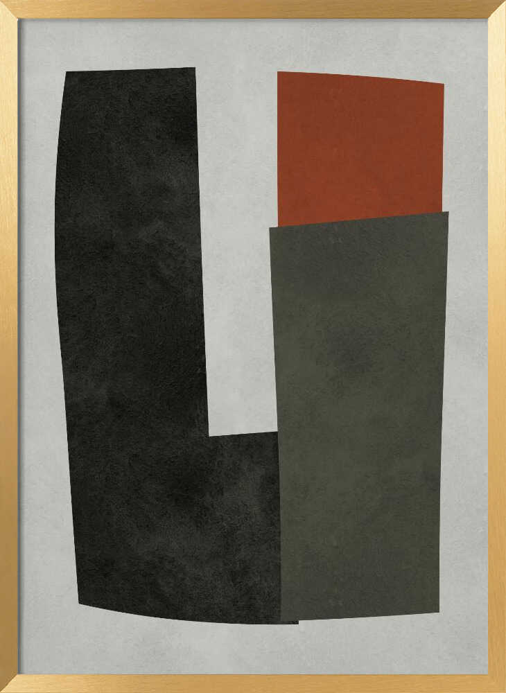 Abstract Earth Tone Geometry