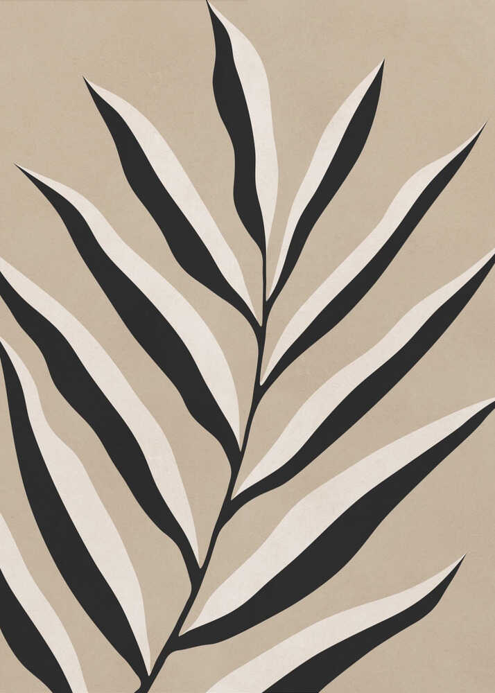 Minimalist Palm Leaf