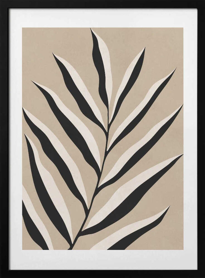 Minimalist Palm Leaf