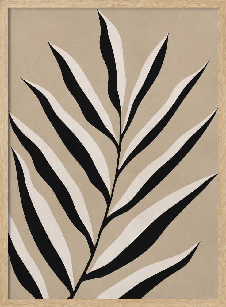Minimalist Palm Leaf