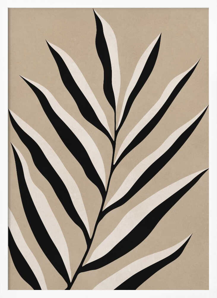 Minimalist Palm Leaf