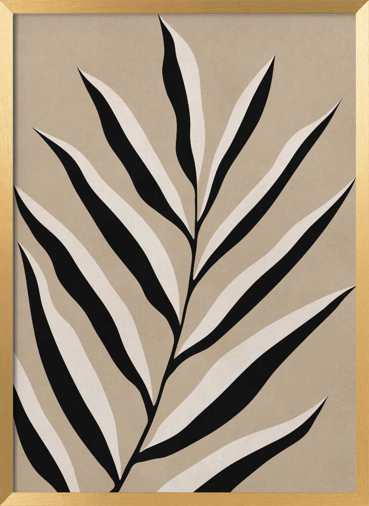Minimalist Palm Leaf