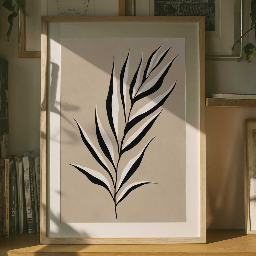 Abstract Palm Leaf