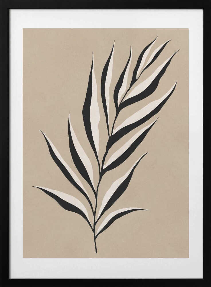 Abstract Palm Leaf