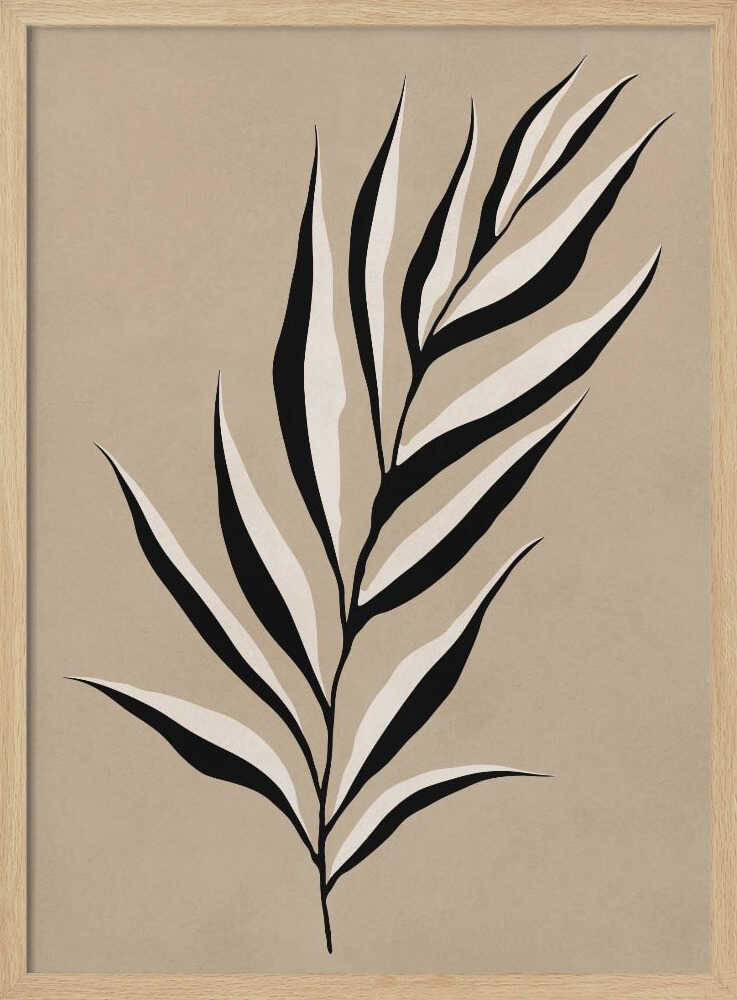 Abstract Palm Leaf